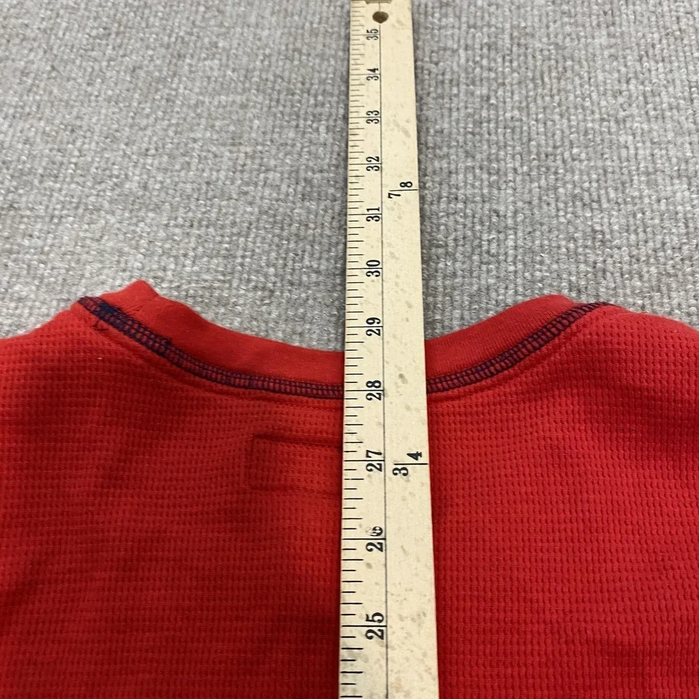 Polo Ralph Lauren Pajama Top Mens XL Red Flag Thermal Knit Long Sleeve Sleepwear